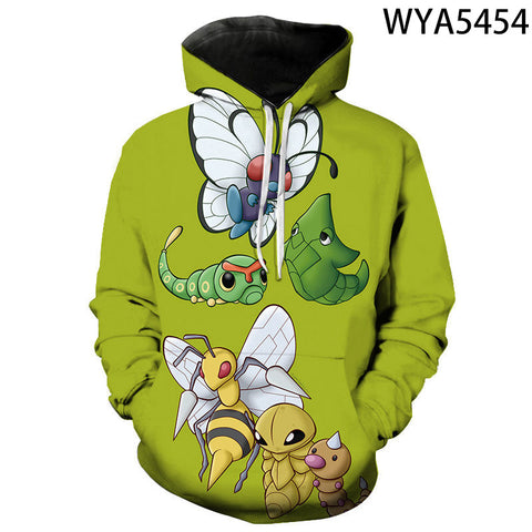 Image of Anime Pokemon 3D Printed Sweatshirt Hoodies