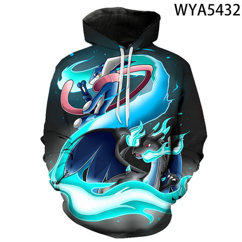 Image of Pokemon 3D printed Hoodies - Fashion Sweatshirts