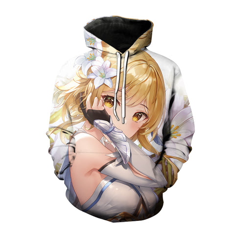 Image of Game Genshin Impact 3D Printed Sweatshirt Hoodie Pullover