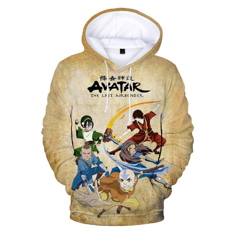 Image of Anime Avatar The Last Airbender 3D Printed Hoodie Sweatshirts