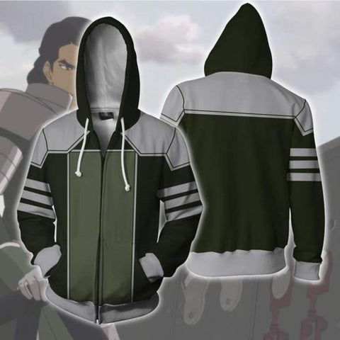 Image of Avatar: The Last Airbender Hoodie Cosplay Costume Anime Zipper Jacket