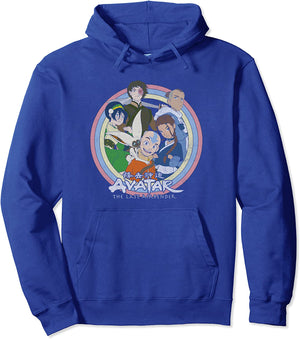 Avatar: The Last Airbender Classic Group Portrait Circle Pullover Hoodie