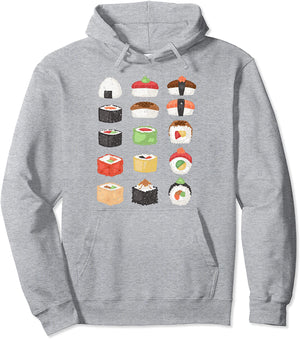 Sushi Roll Japanese Food Sushi Pullover Hoodie
