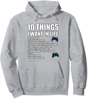 Funny Gaming Hoodie For Men Video Game Novelty Gift