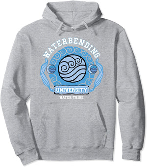 Avatar: The Last Airbender Hoodies Water Bending University Logo Water Nation Pullover Hoodie