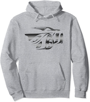 Stylized JDM Drifting Car Design Pullover Hoodie
