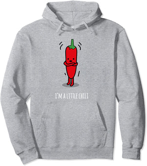 I Am A Little Chili Funny Cartoon Design | Best Gift Pullover Hoodie