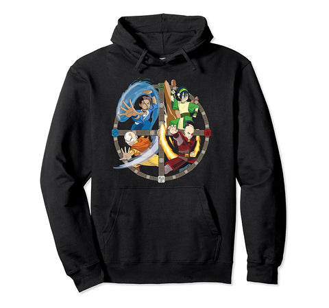 Image of Avatar: The Last Airbender All Characters Pullover Hoodie