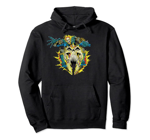 Image of Ghost Rider Action Shot Pullover Hoodie