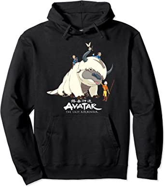 Image of Avatar: The Last Airbender Appa Group Shot Logo Pullover Hoodie