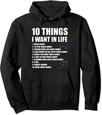 Funny Gaming Hoodie For Men Video Game Novelty Gift