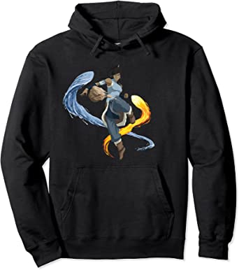 Avatar: Legend of Korra Bending Water, Fire and Earth Pullover Hoodie
