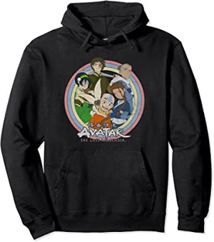 Avatar: The Last Airbender Classic Group Portrait Circle Pullover Hoodie