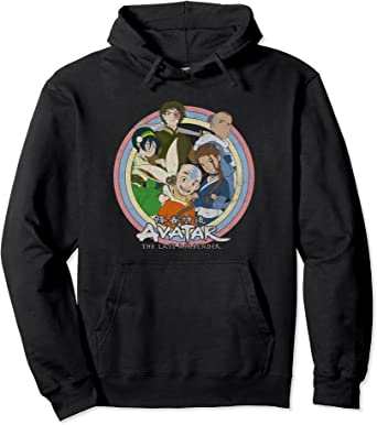 Image of Avatar: The Last Airbender Classic Group Portrait Circle Pullover Hoodie