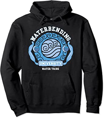 Image of Avatar: The Last Airbender Hoodies Water Bending University Logo Water Nation Pullover Hoodie