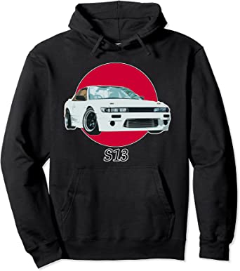 Image of Silvia 90s Classic JDM Drift Race Car S-Chassis Mechanic 240 Pullover Hoodie