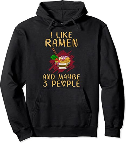 Image of Ramen Noodles Asian Food Anime Lover Gift Bowl Of Ramen Pullover Hoodie