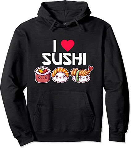Image of I Love Sushi Pullover Hoodie