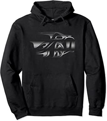 Image of Stylized JDM Drifting Car Design Pullover Hoodie
