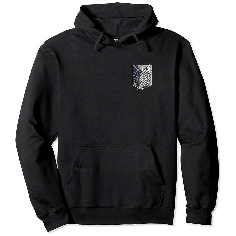 Attack on Titan Scout Regiment Distress Pullover Hoodie