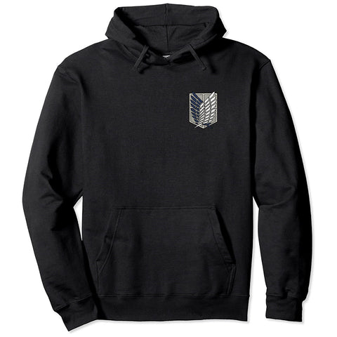 Image of Attack on Titan Scout Regiment Distress Pullover Hoodie