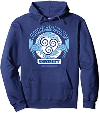 Image of Avatar: The Last Airbender Hoodies - Air Bending University Logo Air Nomads Pullover Hoodie