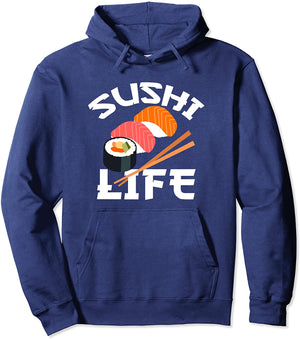 Sushi Hoodie Anime Sushi Life Japanese Food Lover Gift