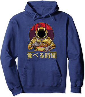 Ramen Astronaut Soba Udon Bowl Anime Manga Noodle Soup Funny Pullover Hoodie