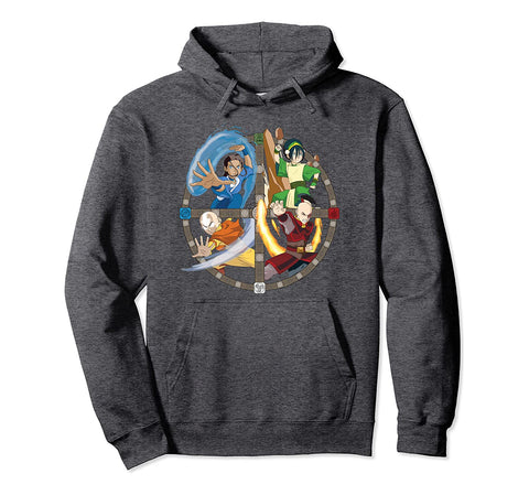 Image of Avatar: The Last Airbender All Characters Pullover Hoodie