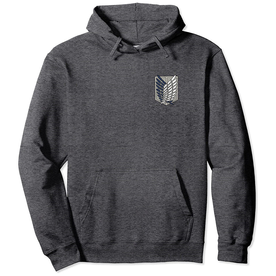 Attack on Titan Scout Regiment Distress Pullover Hoodie