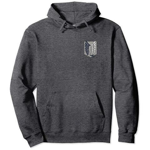 Image of Attack on Titan Scout Regiment Distress Pullover Hoodie