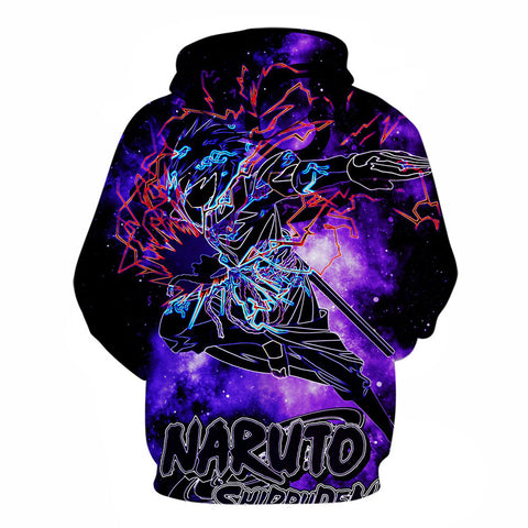 3D Anime Naruto Hoodie-Hooded Casual Pullover
