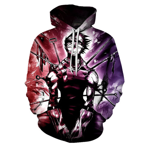 Image of Anime Naruto Hoodie-3D Printed Hooded Casual Pullover