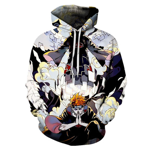 Image of Naruto Akatsuki Hoodie-Anime 3D Printed Hooded Casual Pullover