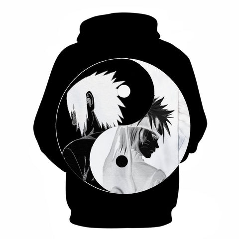 Image of Anime 3D Printed Hoodie-Naruto Hooded Casual Pullover