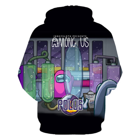 Image of Game Among Us 3D Digital Printed Zipper Hoodie Pullover