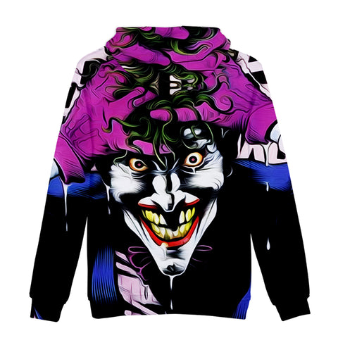Image of Joker Hoodies Unisex 3D Print Halloween Horror Sweatshirt Hoodies