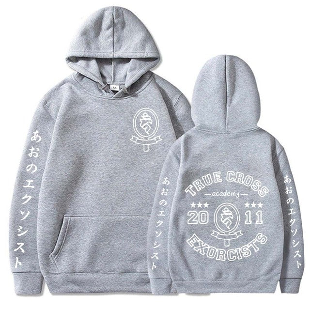 Blue Exorcist Hoodie Sportswear Sweatshirt Harajuku True Cross