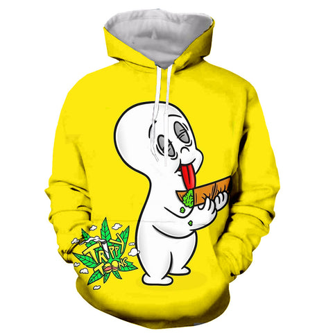 Image of 3D Printed Long Sleeves Sweatshirts - BoB Marley Weeds Blunts Hoodies