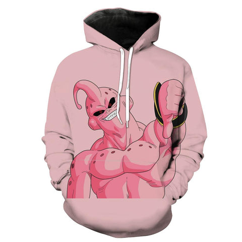 Image of Super Buu Hoodie - Dragon Ball Z Super Boo Thumbs Down Clothes