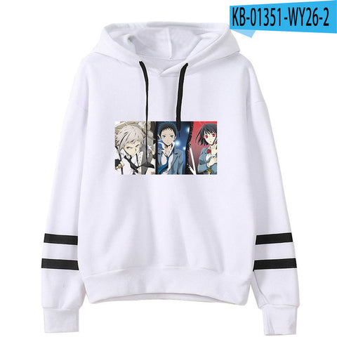 Image of Bungo Stray Dogs Hoodies Casual Oversized Cartoon Hoodies Pullover Sweatshirts