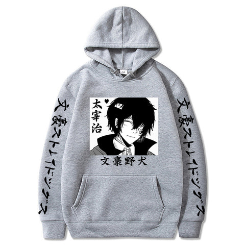 Image of Bungo Stray Dogs Printed Hoodies Sweatshirts Full Pullovers Sweatshirt