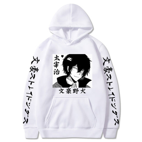 Image of Bungo Stray Dogs Printed Hoodies Sweatshirts Full Pullovers Sweatshirt