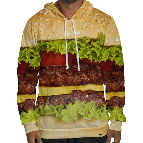 Image of Burger 3D Printed Hoodie