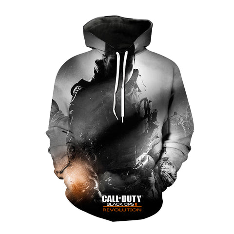 Image of Call of Duty 3D Printing Men's Hoodie Sweatshirt