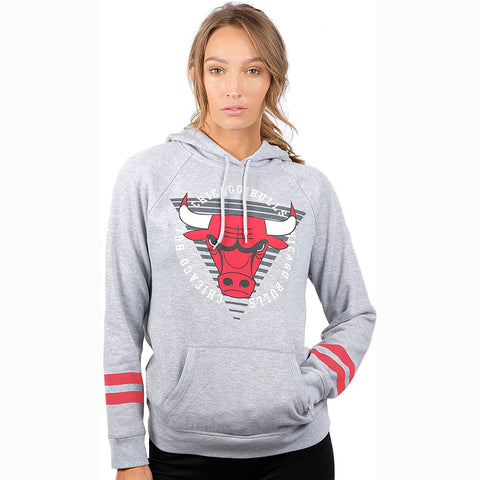 Image of NBA Basketball Team Chicago Bulls Fleece Hoodie - Sports Sweatshirt Pullover