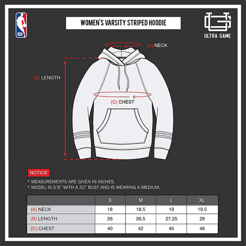 Image of NBA Basketball Team Chicago Bulls Fleece Hoodie - Sports Sweatshirt Pullover