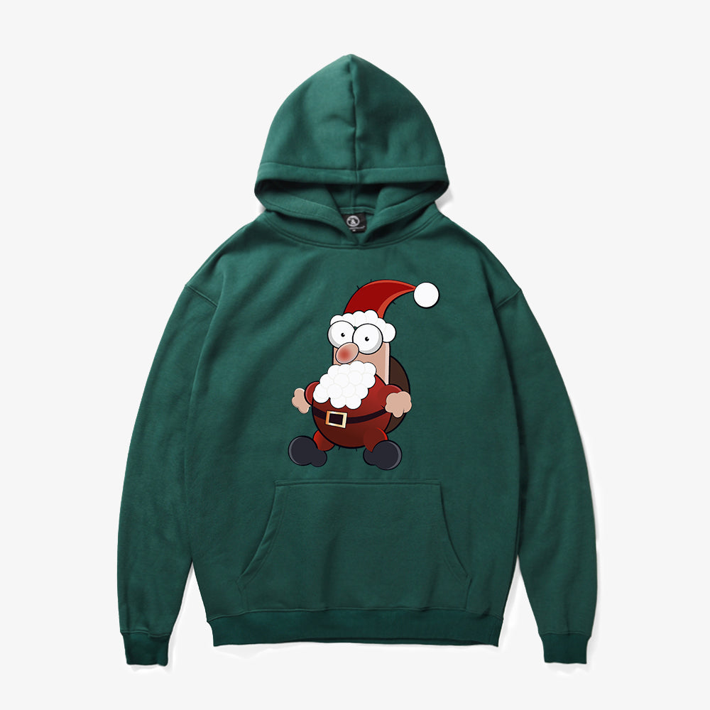 Christmas Hoodies - Super Cute Happy Santa Claus Cartoon Style Icon 3D Fleece Hoodie