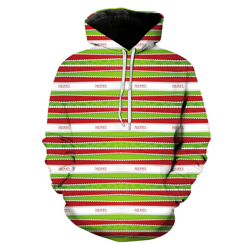 Image of Christmas Hoodies - Colorful Pattern 3D Hoodie