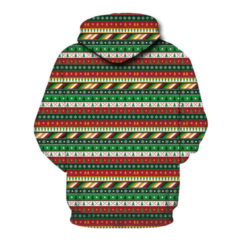 Image of Christmas Hoodies - Christmas Tree Pattern 3D Hoodie
